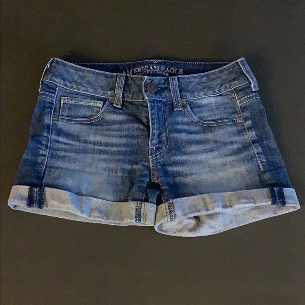 American Eagle distressed shorts